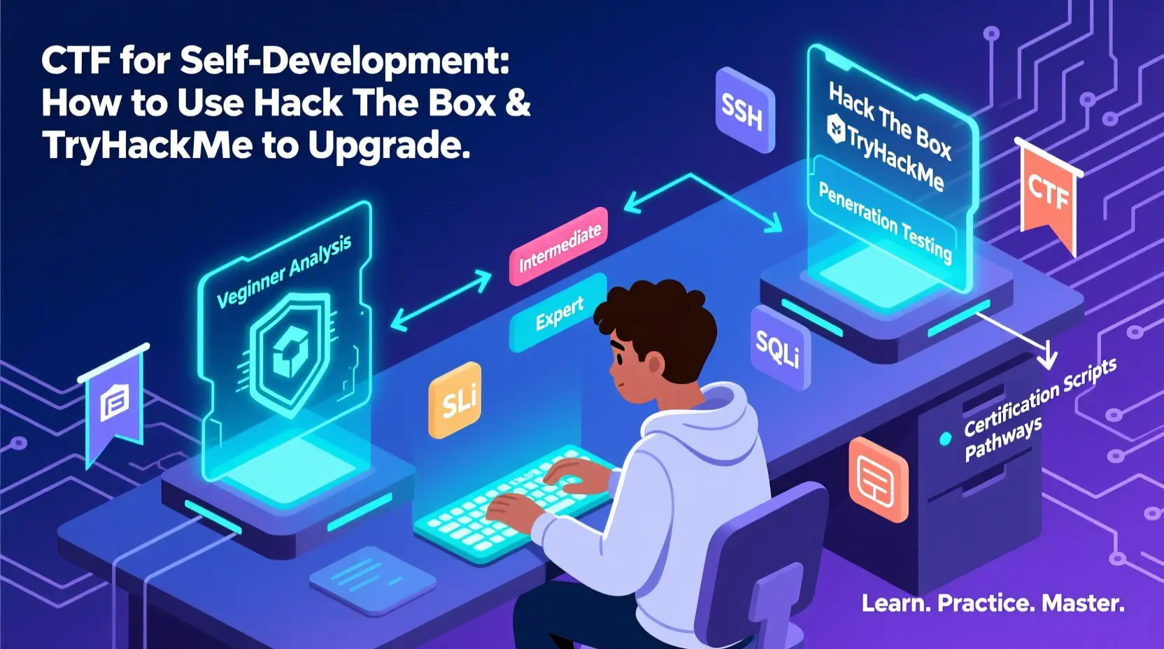 CTF for self-development: how to use Hack The Box and TryHackMe to upgrade