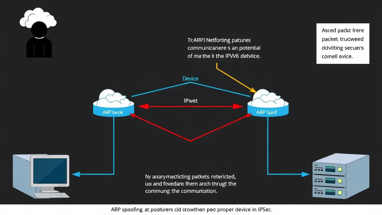 Сетевые атаки Man-in-the-Middle через ARP-спуфинг в IPv6-сетях