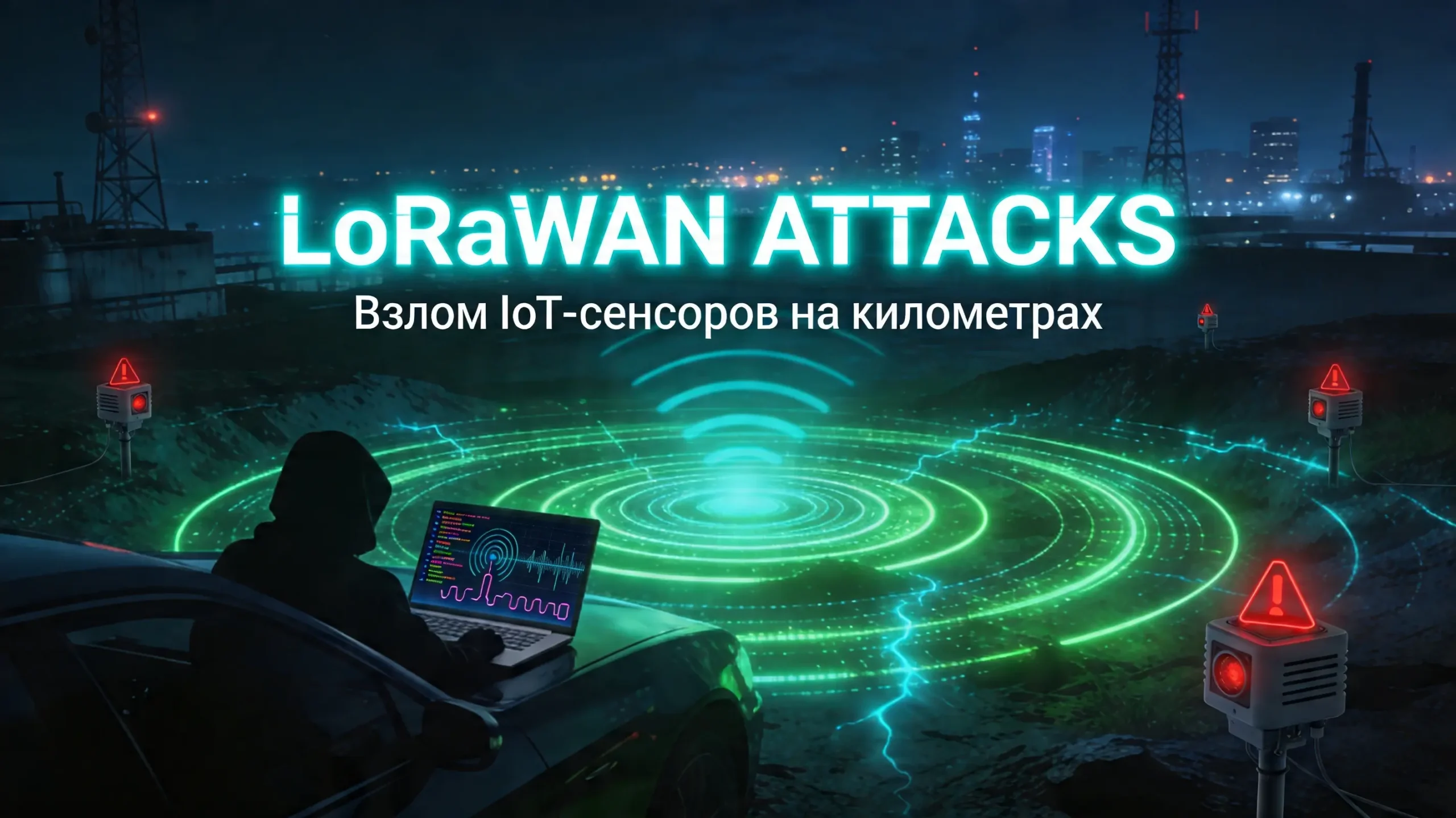LoRaWAN-атаки: взлом IoT-сенсоров на километрах