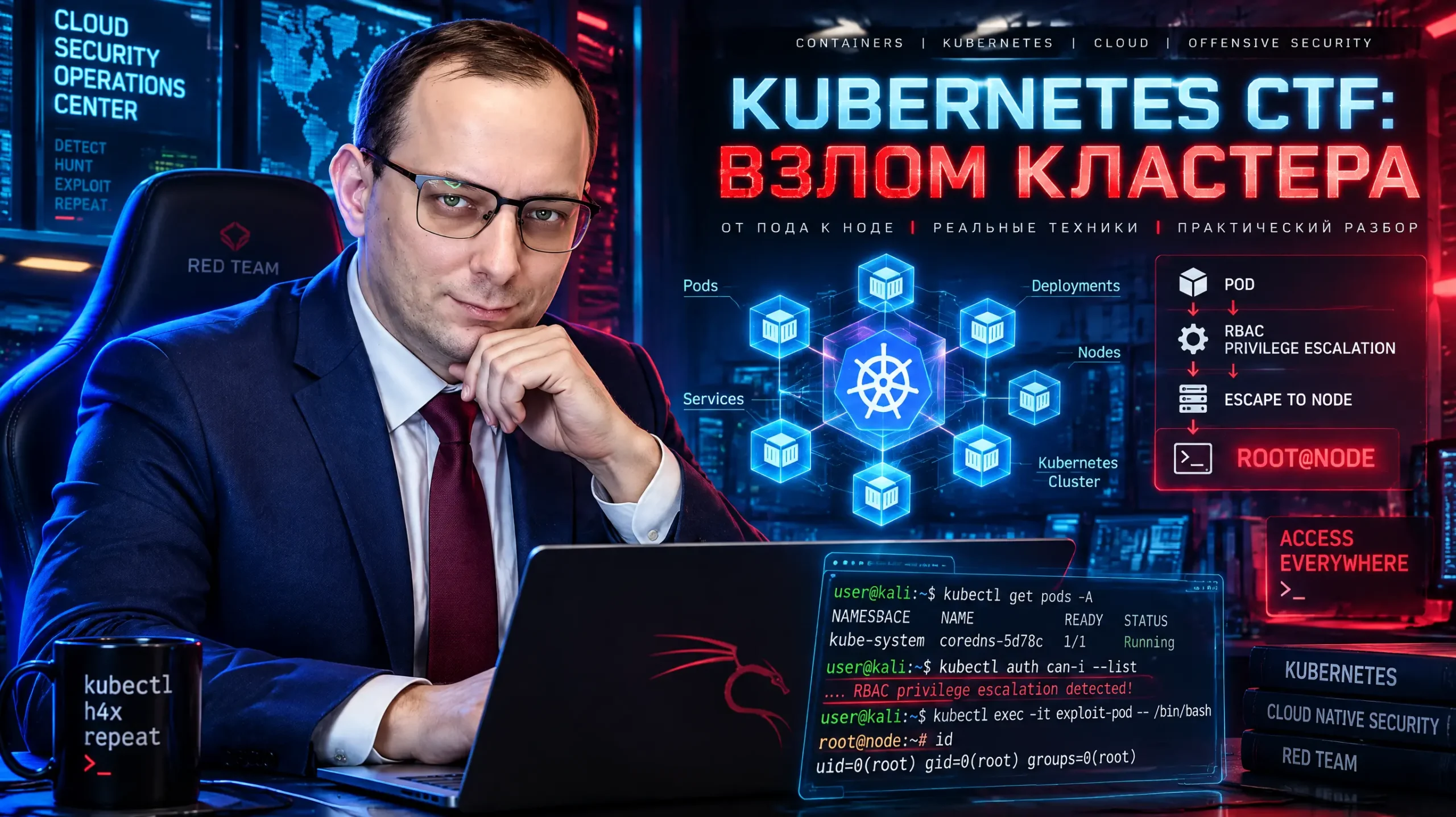 Kubernetes CTF: взлом cloud-native инфраструктуры