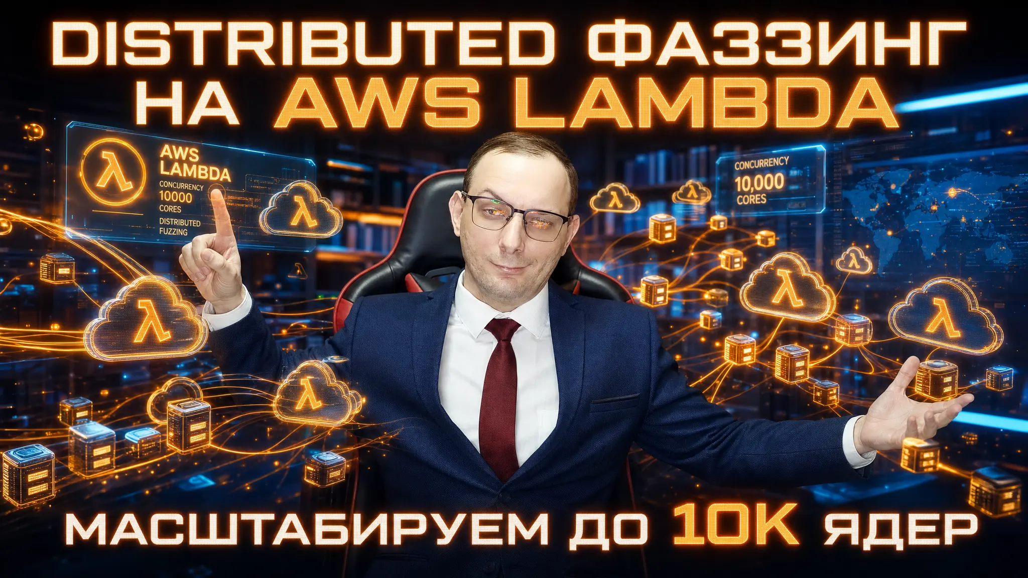 Distributed фаззинг на AWS Lambda: масштабируем до 10K ядер